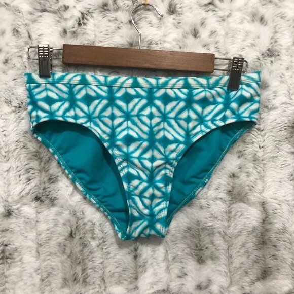 Zero XPosur  Girls Swimwear Bikini Bottom, 16 XL Blue/White - Picture 1 of 10